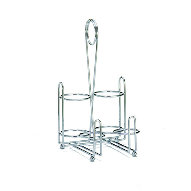 Tablecraft 594C Rack 5-1/4" X 5-1/4" X 9-3/4" Fits (2) Salt & Peper Shakers & (2) 8 Oz. Squeeze Bottles