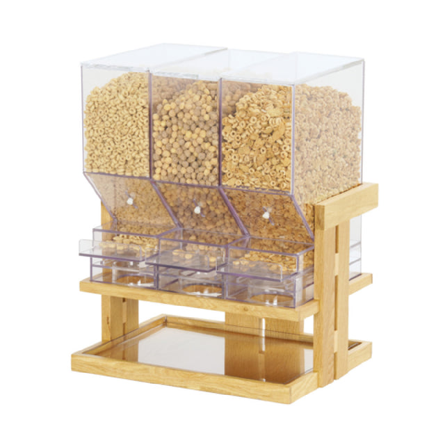 Cal-Mil 23728-3-21 Sydney Cereal Dispenser 18"W X 14.5"D X 24"H 3 Section