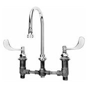 T&S Brass B2866-05 Swvl Gs Nck Med Faucet 8 In Centers