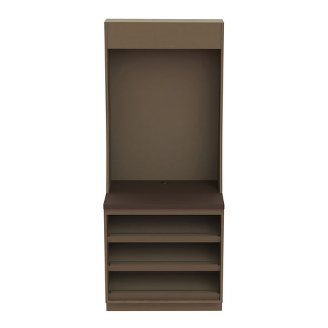 Hubert 17186 - Expressly Hubert® Micro Market Module W/Shelving - 36"W X 26 3/4"D X 88"H