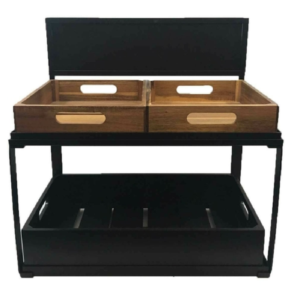 TableCraft Products 11000 - Tiered Display, 21-1/2" X 13-1/2" X 22-1/4", 2-tier