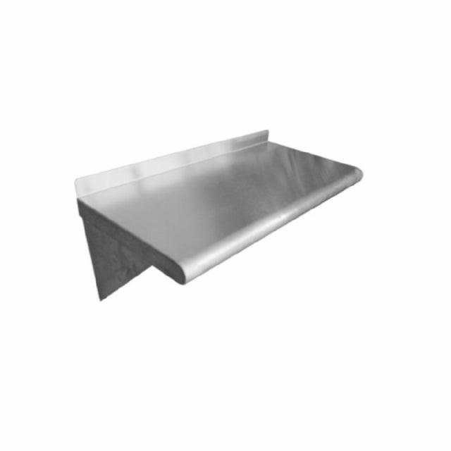 Hubert 79931 - Kratos® Wall Shelf, Stainless Steel, 72"W X 12"D