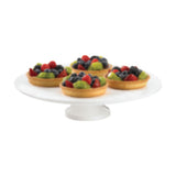 TableCraft Products CW17005BS - Platter With Cake Stand, 13-1/2" Dia X 3-1/2" X 3"