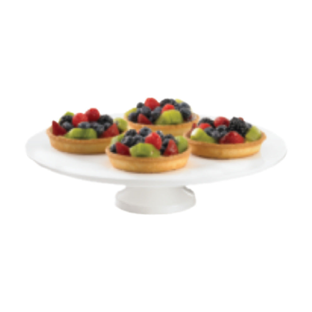 TableCraft Products CW17005BKGS - Platter With Cake Stand, 13-1/2" Dia X 3-1/2" X 3"
