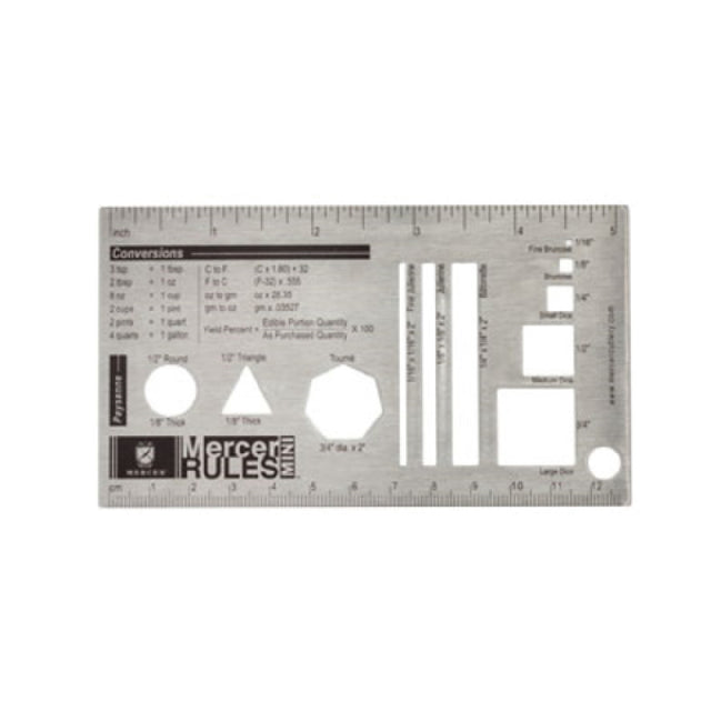 Mercer Culinary M33243 Mercer Rules Mini™ 5-1/4" X 3" Size Fits In Shirt Or Chef Coat Pocket