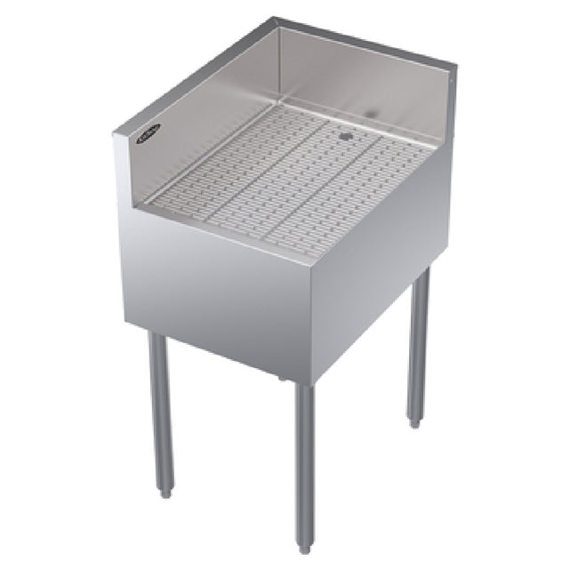 Krowne KR24-C18L Royal Series Underbar Corner Drainboard Free Standing 18"W X 24"D X 36-1/2"H O.A.