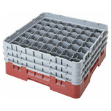 Cambro 49S638416 Camrack® Glass Rack With (3) Soft Gray Extenders Full Size