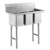 Empura EHD31014 - Sink, 39"W X 19.5"D X 44.25"H, Heavy-duty