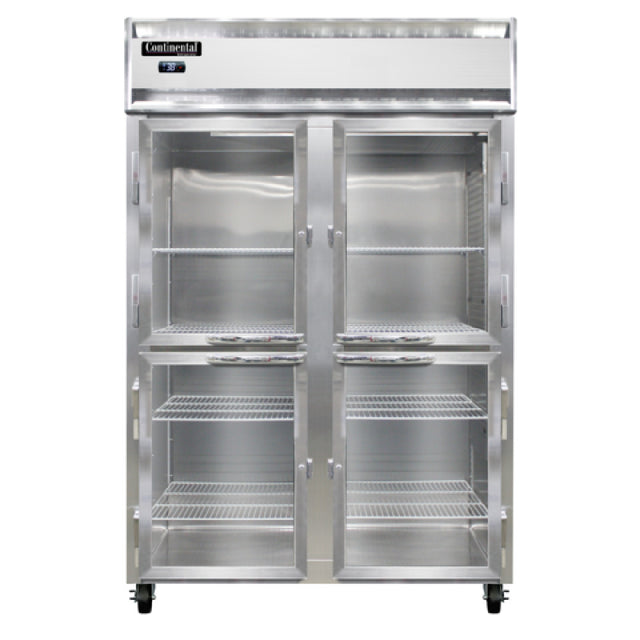 Continental Refrigerator 2RNPTHD-GD-SD Refrigerator 50 Cu. Ft. Capacity Pass-thru