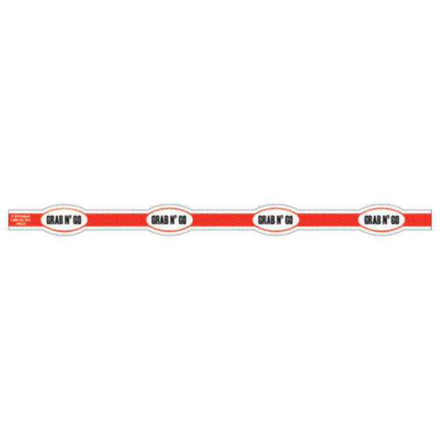 Hubert 96225 - Band-It Food Label, "Grab N' Go", 13-3/4" X 1"