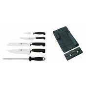 Zwilling 35168-006 Four Star® Knife Roll Set 6-piece Includes: 8" Chef Knife