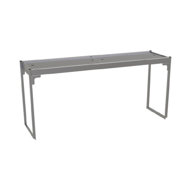 Glastender SOS/SS-54 Single Overshelf 54"W X 15"D X 24"H Removable Perforated Inserts