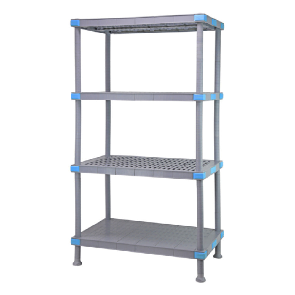 Quantum QP212462V3S1 Millenia Shelving Unit 24"W X 21"D X 62"H Up To 2000 Lbs Load Capacity