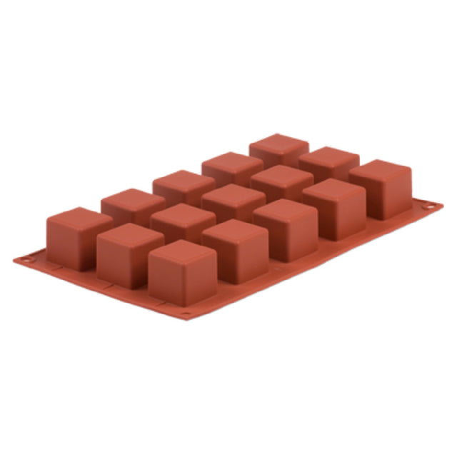 JB Prince M512 F Pavoni Mold 12"L X 7"W (15) Small Cube