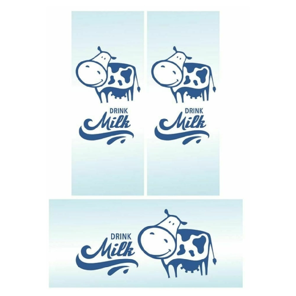 Hubert 74217 - Magnetic Sign, Blue Cow "Drink Milk", For #48713