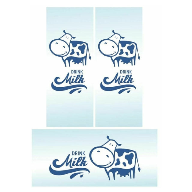 Hubert 74217 - Magnetic Sign, Blue Cow "Drink Milk", For #48713