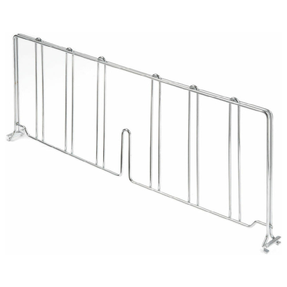Klinger's Trading SDIVIDER14-CHROME Shelf Divider For Wire Shelves 14"W X 9-1/2"H