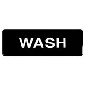 Thunder Group PLIS9341BK Information Symbol Sign 9" X 3" "Wash"