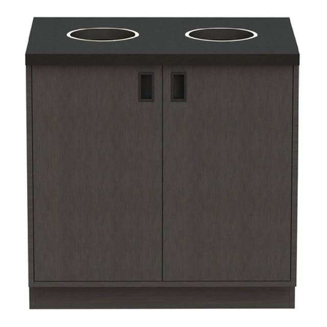 Hubert 45848 - Expressly Hubert® Micro Market Trash Bin, 36"W X 26 3/4"D X 36"H