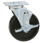 Kason 6C525001HDPTLB Kason 5 In Plate Caster W/ Brake Swivel