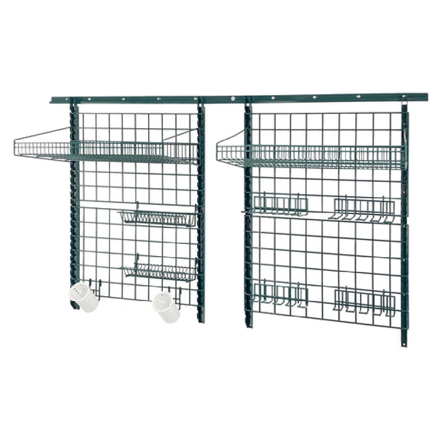 Quantum SGK-721830-1P Store Grid Medium-Duty Kit Includes: (1) 72" Wall Track