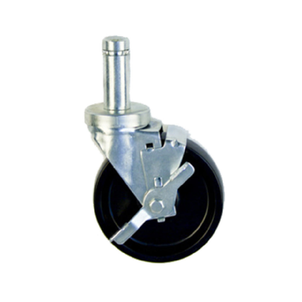 New Age Industrial C447 Stem Caster Swivel With Brake 5" Diameter