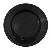 CAC China LV-21-BLK Las Vegas Plate 12" Dia. X 1-1/2"H Round