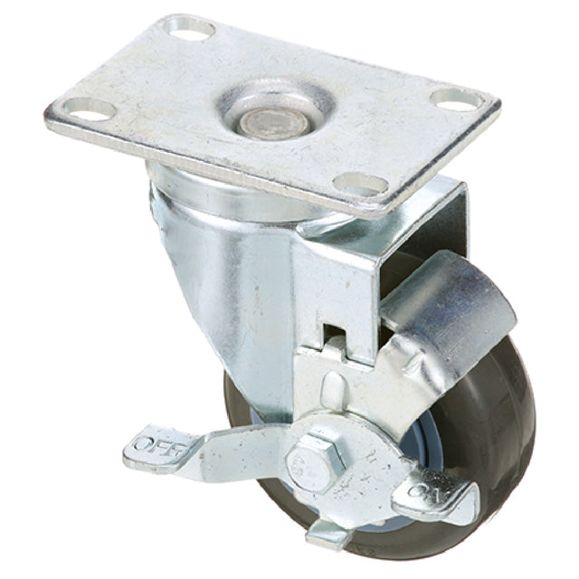 Component Hardware Group CMP1-3PBB Kason 3 In Plate Caster Swivel W/ Brake