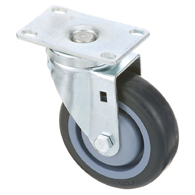 Component Hardware Group CMP1-4PPB 4in Plt Caster W/o Brake Measure Hole Center