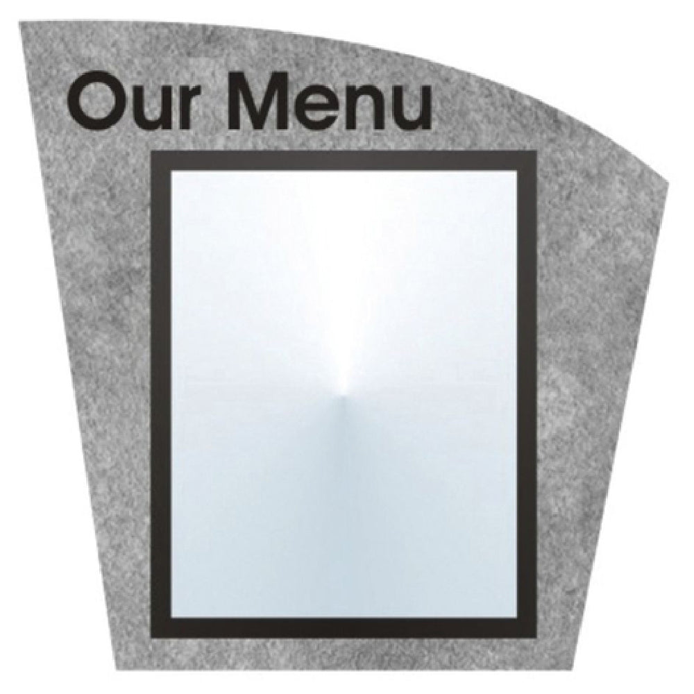 Hubert 13041 - Menu Board, 1-pocket, Wall-mount