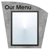 Hubert 13041 - Menu Board, 1-pocket, Wall-mount