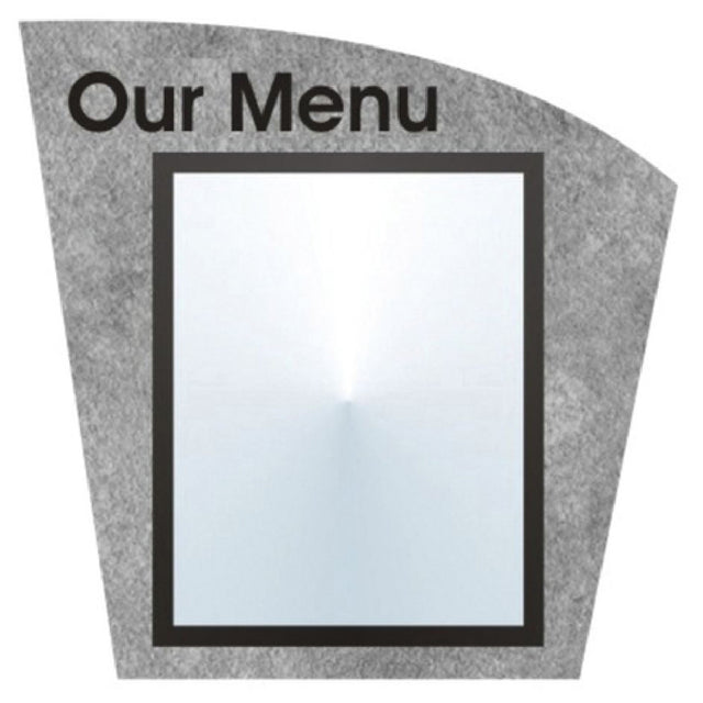 Hubert 13041 - Menu Board, 1-pocket, Wall-mount