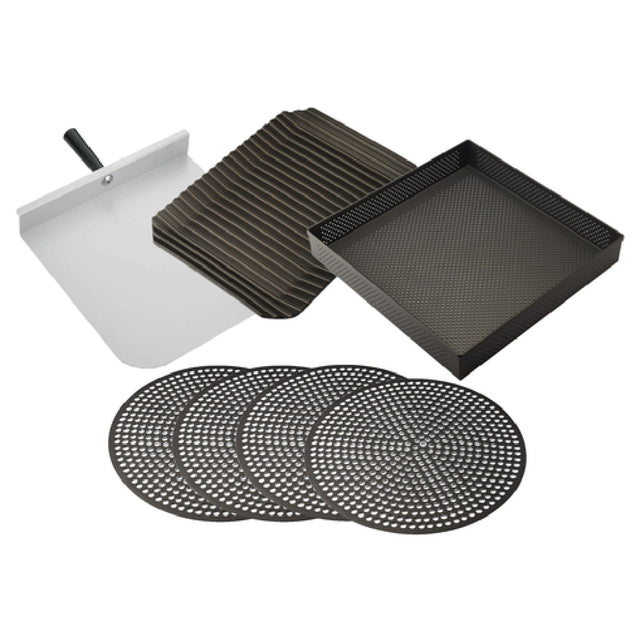 Ovention OV-ACCS-S1600 - Premium Accessory Package For SHUTTLE S1600, Includes: (4) 16" Round Heavy Duty Pizza Screens (OV-HDSCREEN-16)