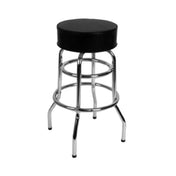 Klinger's Trading CSRC24-CHROME FRAME - Swivel Bar Stool Base, 2-ring Chrome Frame