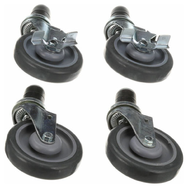 Private Label 264708 Caster Kit 5inx1 5/8iin Stm