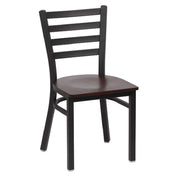 Royal ROY 9001 W - Side Chair, Ladder Back, 17"L X 16-1/2"W X 33-1/2"H