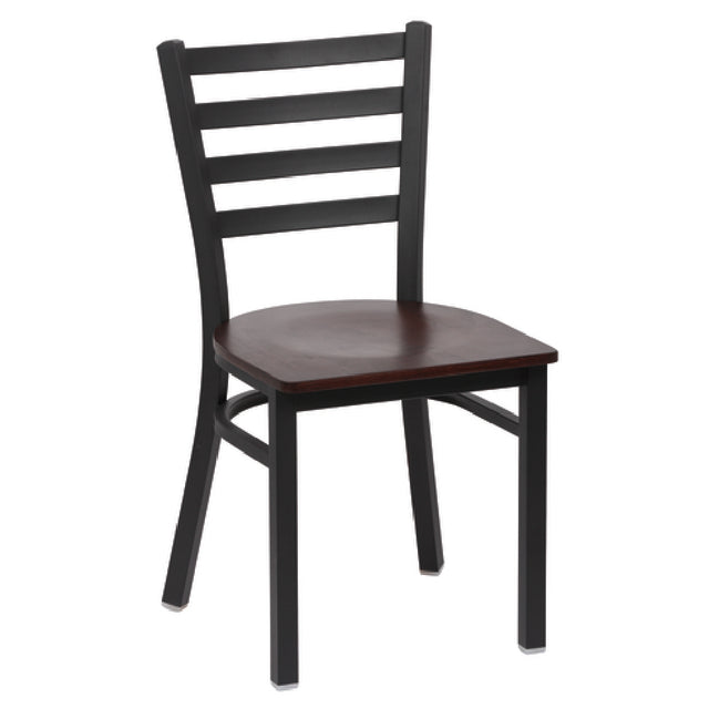 Royal ROY 9001 W - Side Chair, Ladder Back, 17"L X 16-1/2"W X 33-1/2"H
