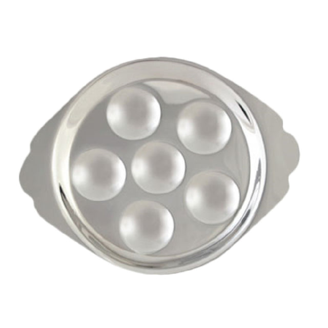 Thunder Group SLSN006D Snail Dish 6-wells Stainless Steel