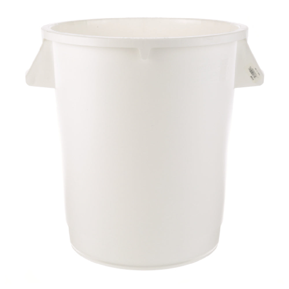 Carlisle Foodservice 84101002 10 Gal Bronco Trash Can White