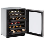 U-Line Corporation U-2224ZWCS-00B Wine Captain® Refrigerator Reach-in