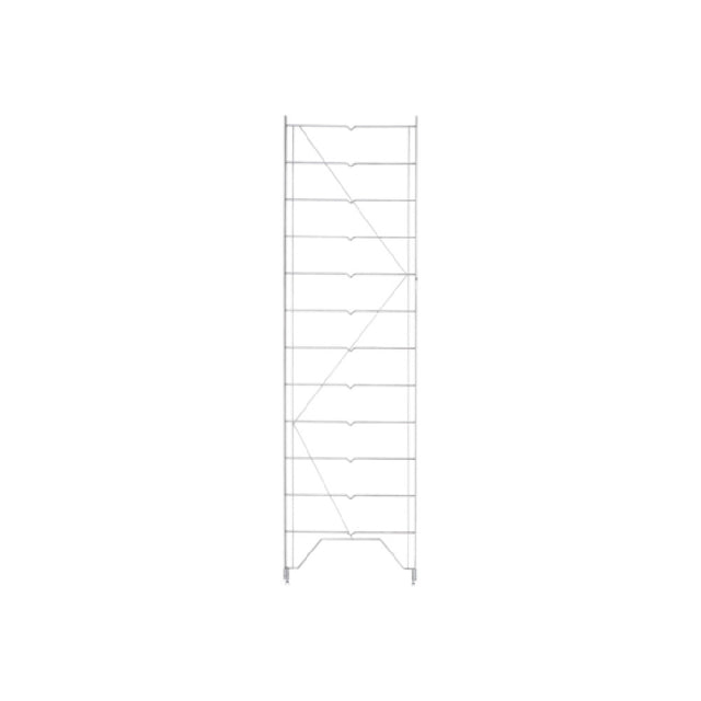 Metro 1862C Regular Erecta® Shelving Upright 18"W X 63-1/2"H Shelf Grooves Lock Into Upright At 5" Increments