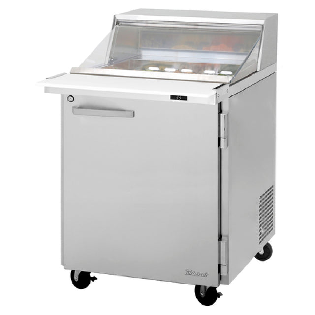 Turbo Air PST-28-12-N-CL PRO Series Mega Top Sandwich/Salad Prep Table With Clear Lid