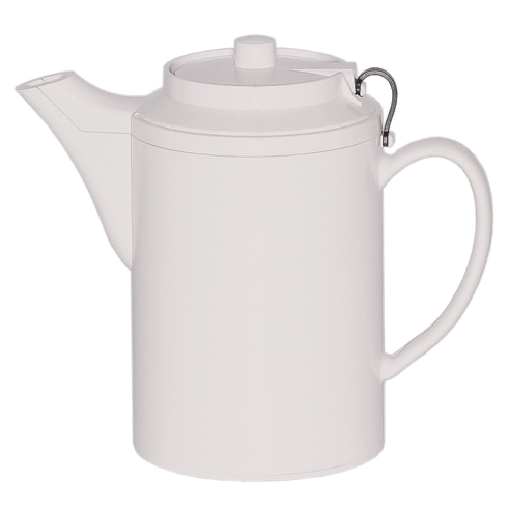 Service Ideas TST612WH Teapot 0.5 Liter (16 Oz.) 3-1/2" X 6-1/2" X 6"