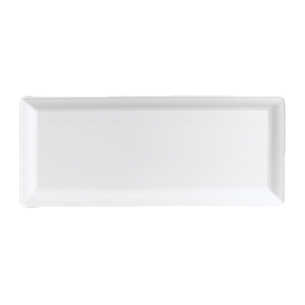 Steelite 6300P105 Rectangular Tray Embossed 10.625" X 5.5"Aura Rene Ozorio