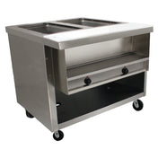 Advance Tabco HDSW-2-120-BS Heavy Duty Sealed Well Hot Food Table Electric 31-13/16"W X 35-3/4"D X 35-1/2"H