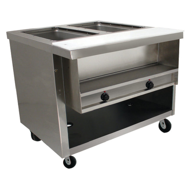 Advance Tabco HDSW-2-240-BS Heavy Duty Sealed Well Hot Food Table Electric 31-13/16"W X 35-3/4"D X 35-1/2"H