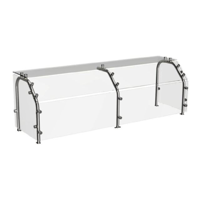 Atlas Metal CSG-5A Custom Sneeze Guard 77-3/8"W Single-sided