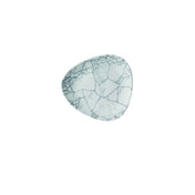 Churchill China KTPGTR7 1 Triangle Plate 7" Dia. Kintsugi Pearl Grey