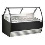 Omcan 49008 (FR-CN-0013B) Gelato Display Showcase 69-1/2"W (13) Pan Capacity
