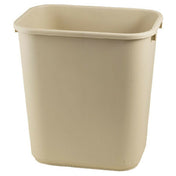 Rubbermaid FG295600BEIG 7gal Beige Trash Can Rectangular